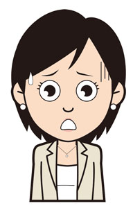 あがり症の女性